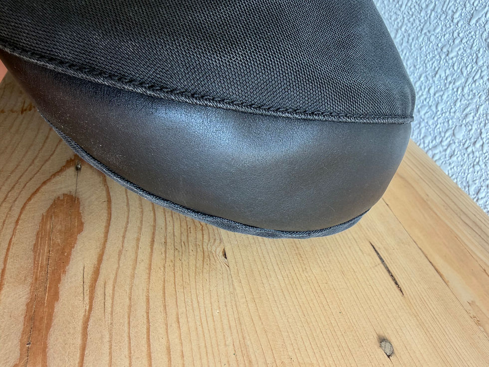 Miniatura: Gucci hobo nera in tessuto 