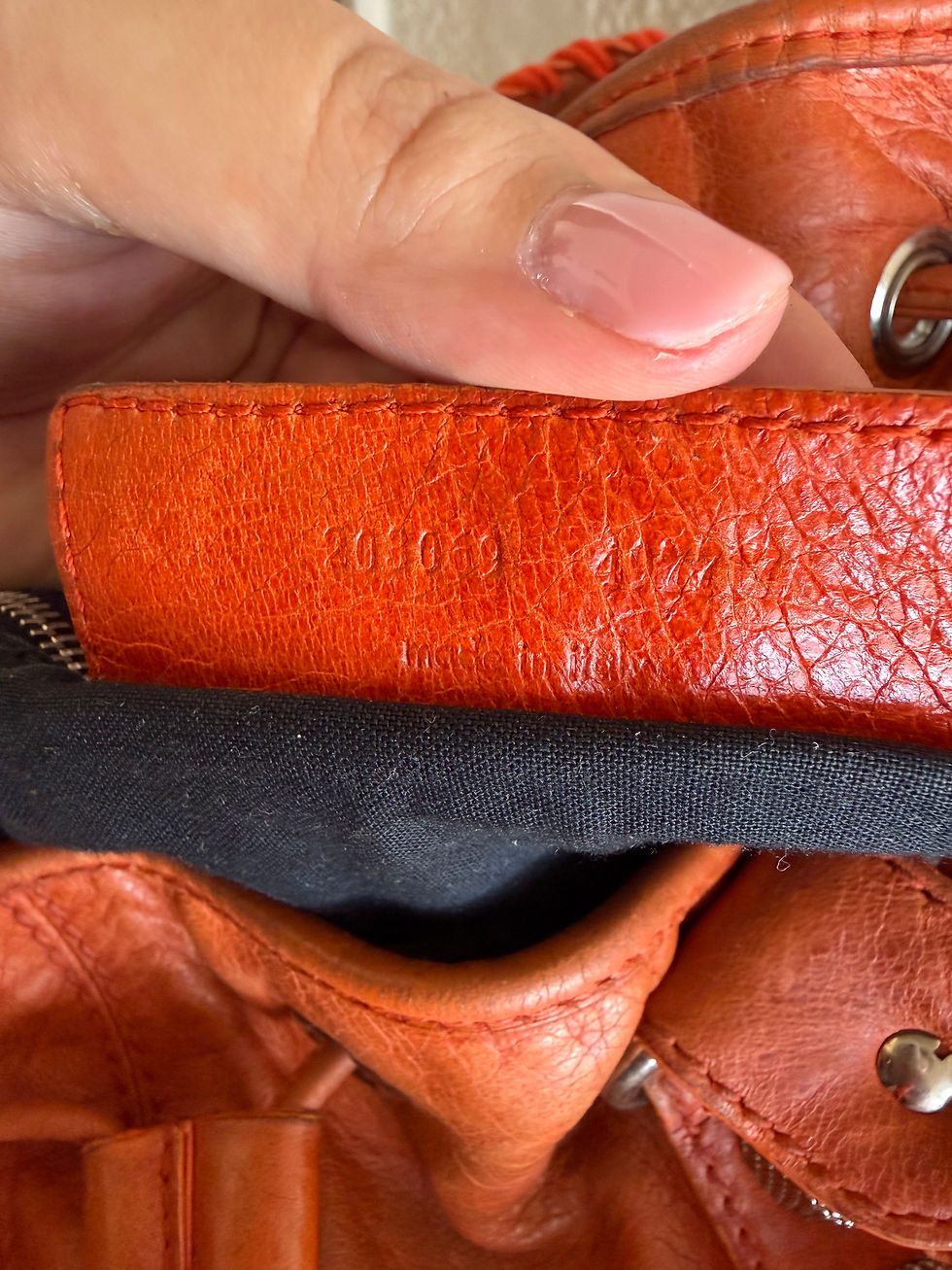 Miniatura: Balenciaga Pompon Giant Hardware 21 Arancione