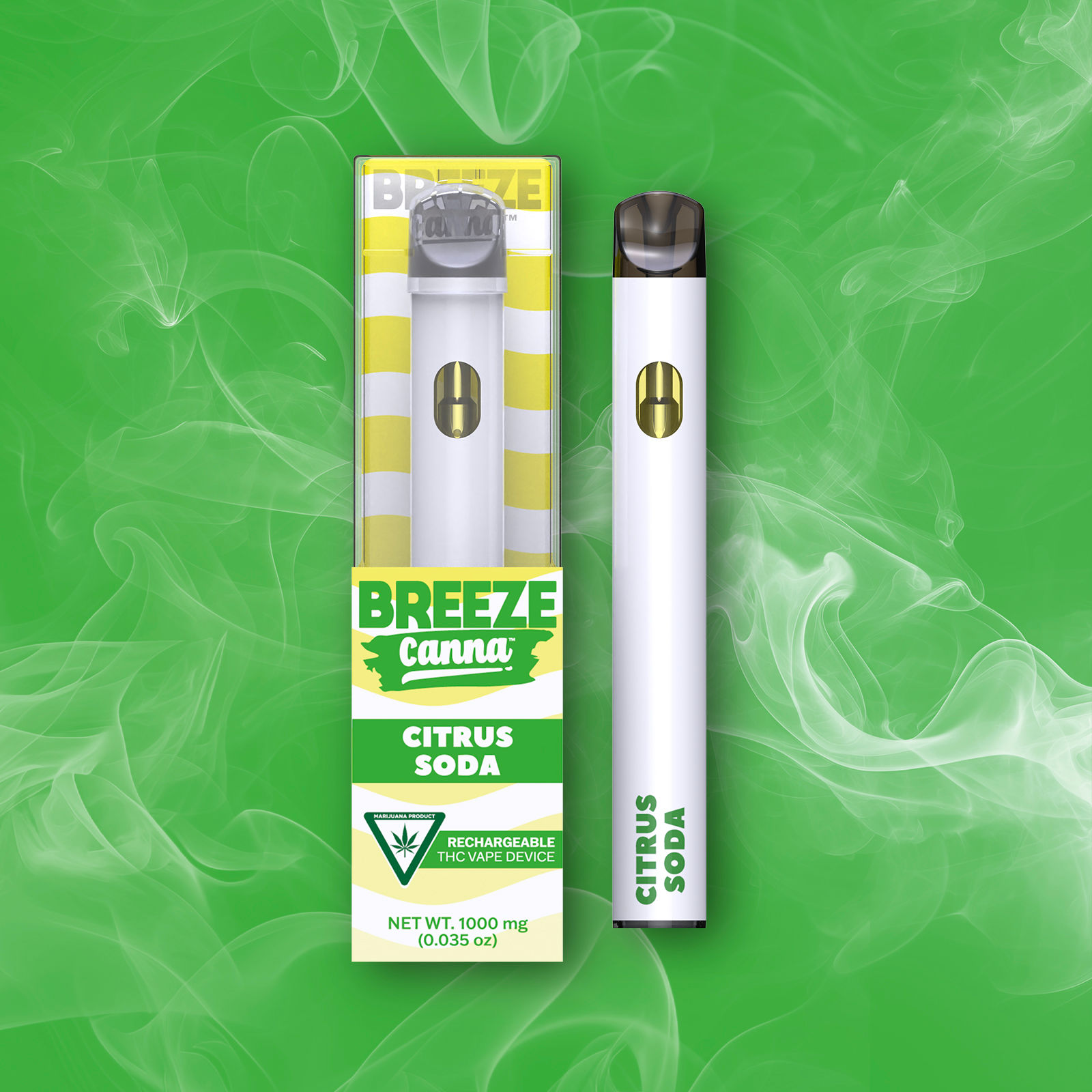 Citrus Soda - Classic 1g PLUS Vape Device MI