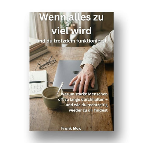 Wenn alles zuviel wird | Cover Taschenbuch | Frank Max