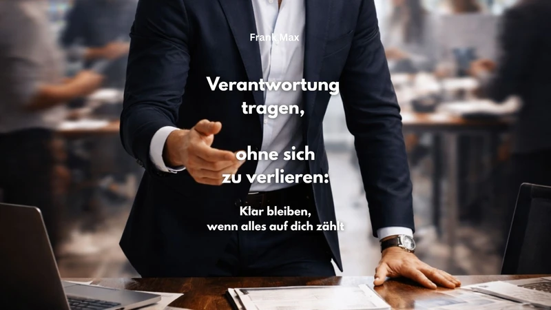 junger Manager mitten im Chaos