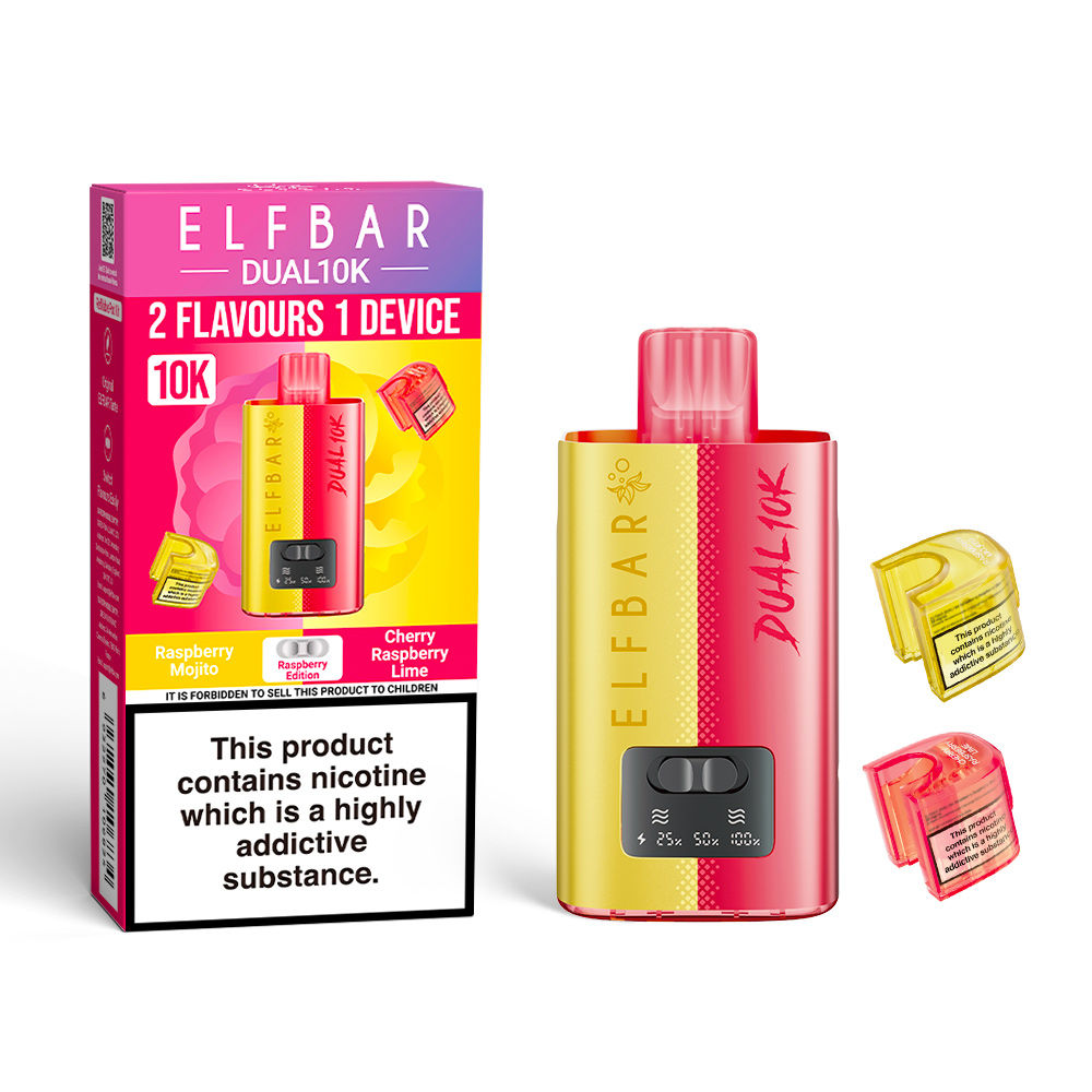 Elf Bar DUAL 10K - Raspberry Edition