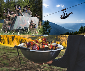 Vivez une journée intense avec paintball, tyrolienne et barbecue à Serre-Ponçon (05) ! Action, adrénaline et convivialité pour un séminaire d'entreprise inoubliable.