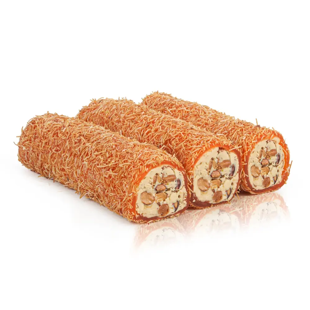 Mega Toz Badem Mangolu Kremalı Lokum 400gr