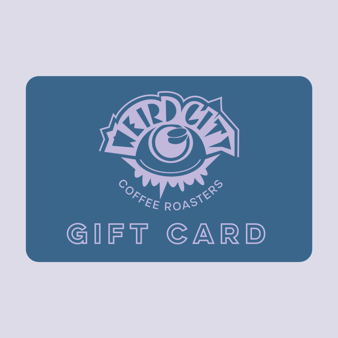 illustration of weird city gift card