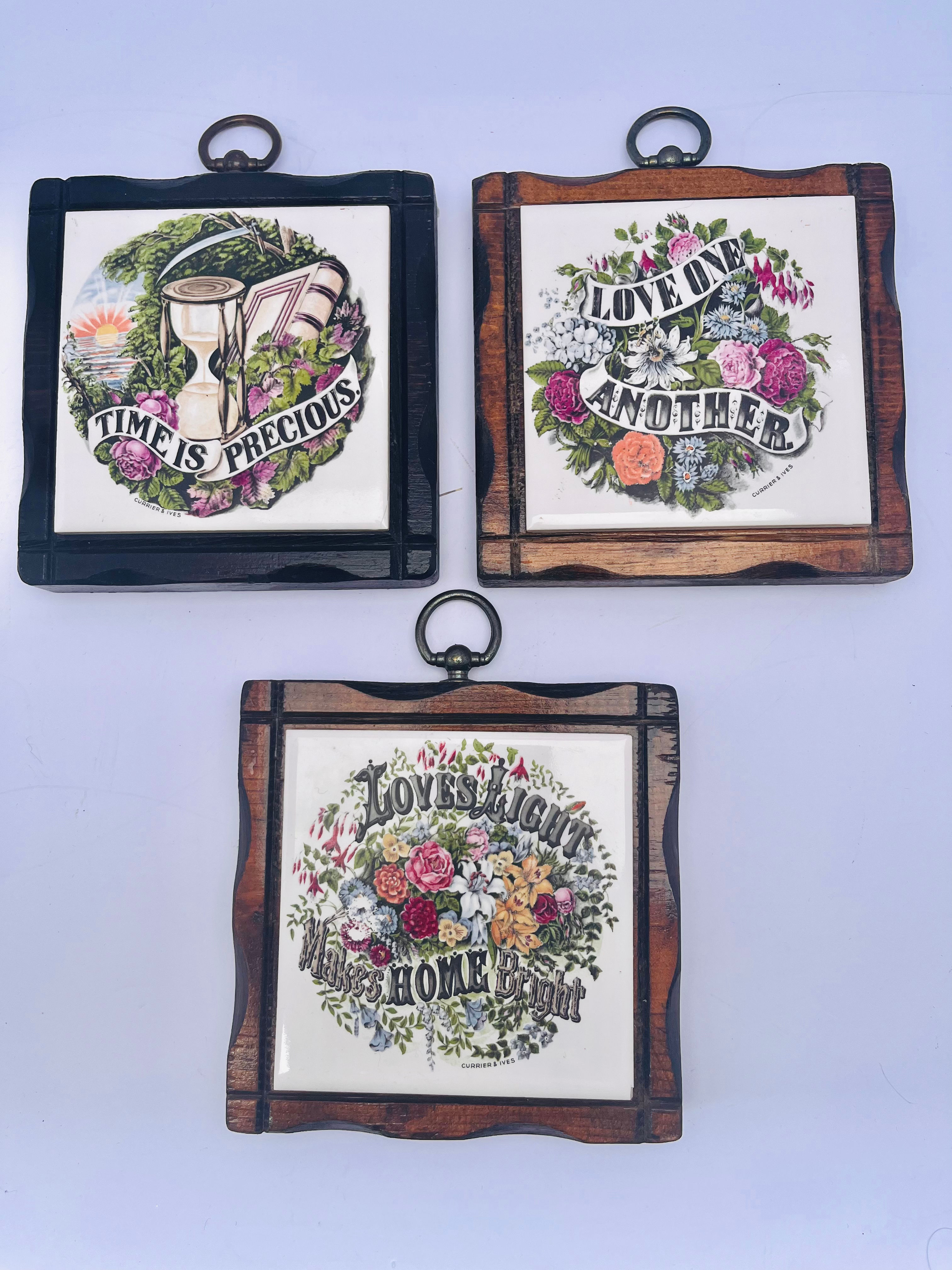 Currier and Ives Tiles 