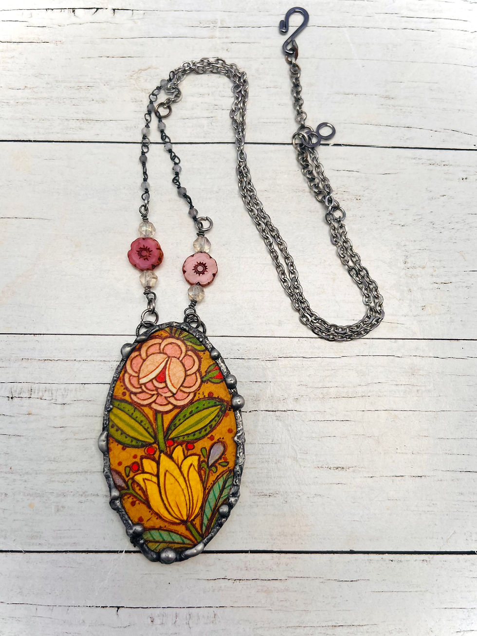Thumbnail: Vintage Tin Necklaces