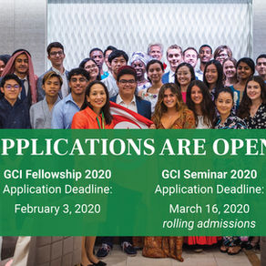 GCI Applications 2020 Are Open!