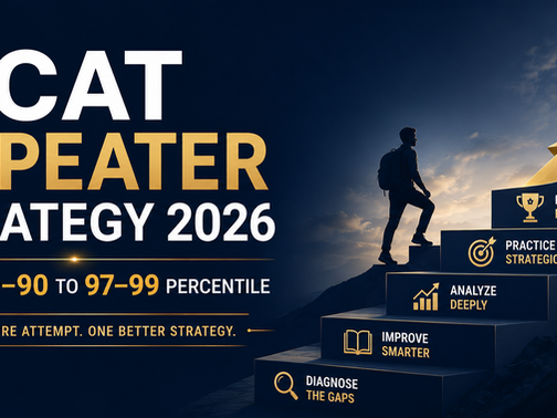 CAT Repeater Strategy 2026: How to Jump from 80–90 Percentile to 97–99 in One Attempt