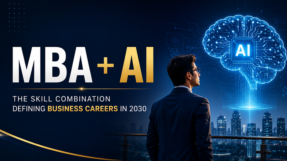 MBA + AI: Why This Skill Combination May Define Business Careers in 2030