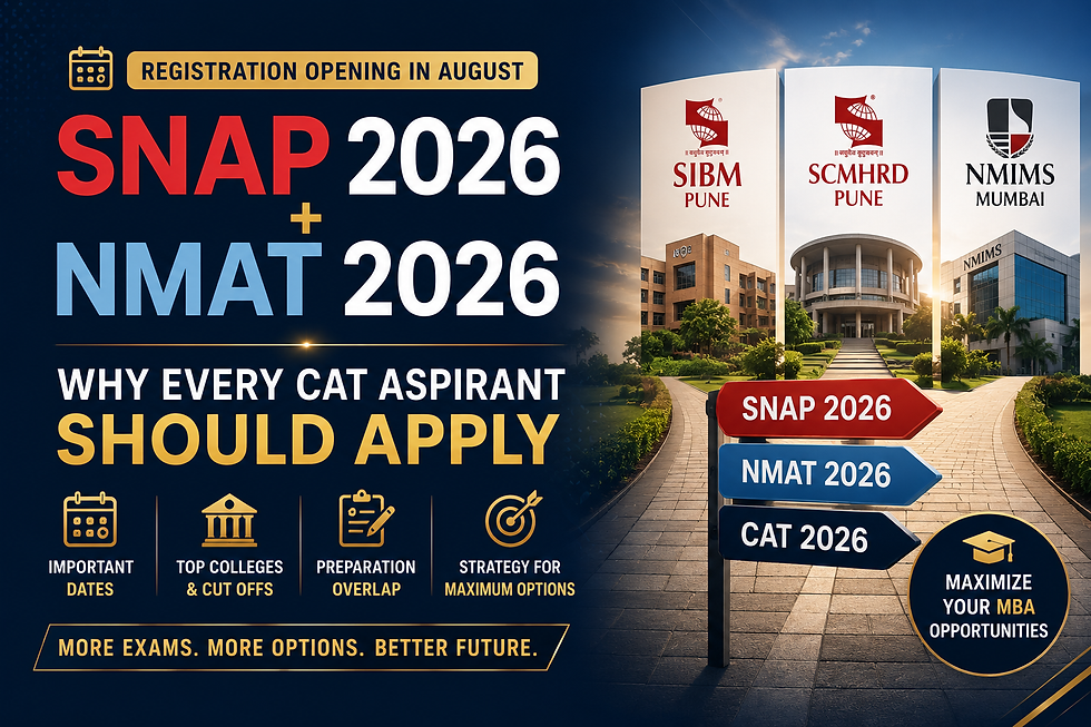 SNAP 2026 & NMAT 2026 Registration Guide: Why Every CAT Aspirant Should Apply