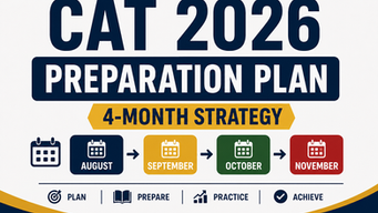CAT 2026 Preparation Plan: 4-Month Strategy From August to November