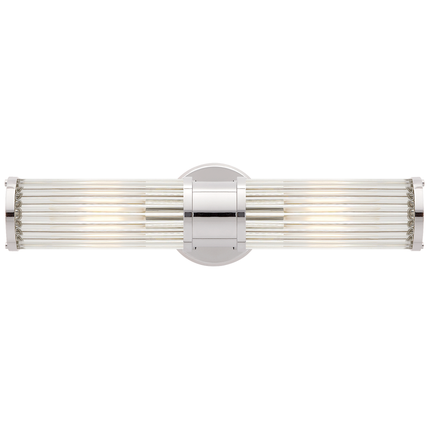 RALPH LAUREN Allen Double Light Sconce, Polished Nickel