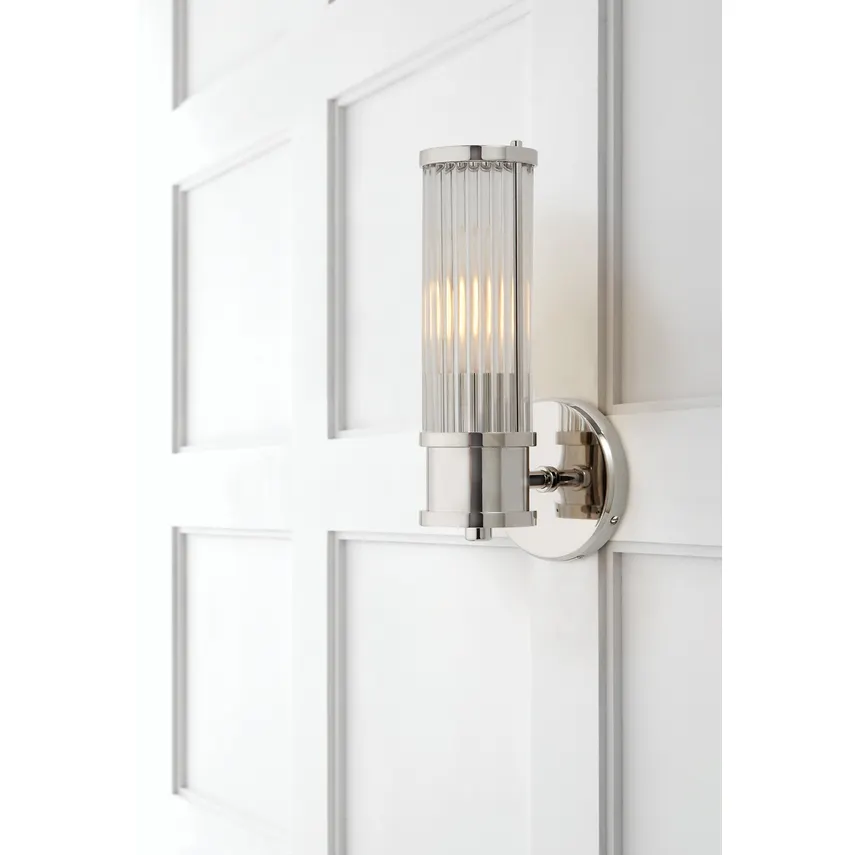 RALPH LAUREN Allen Single Sconce, Polished Nickel