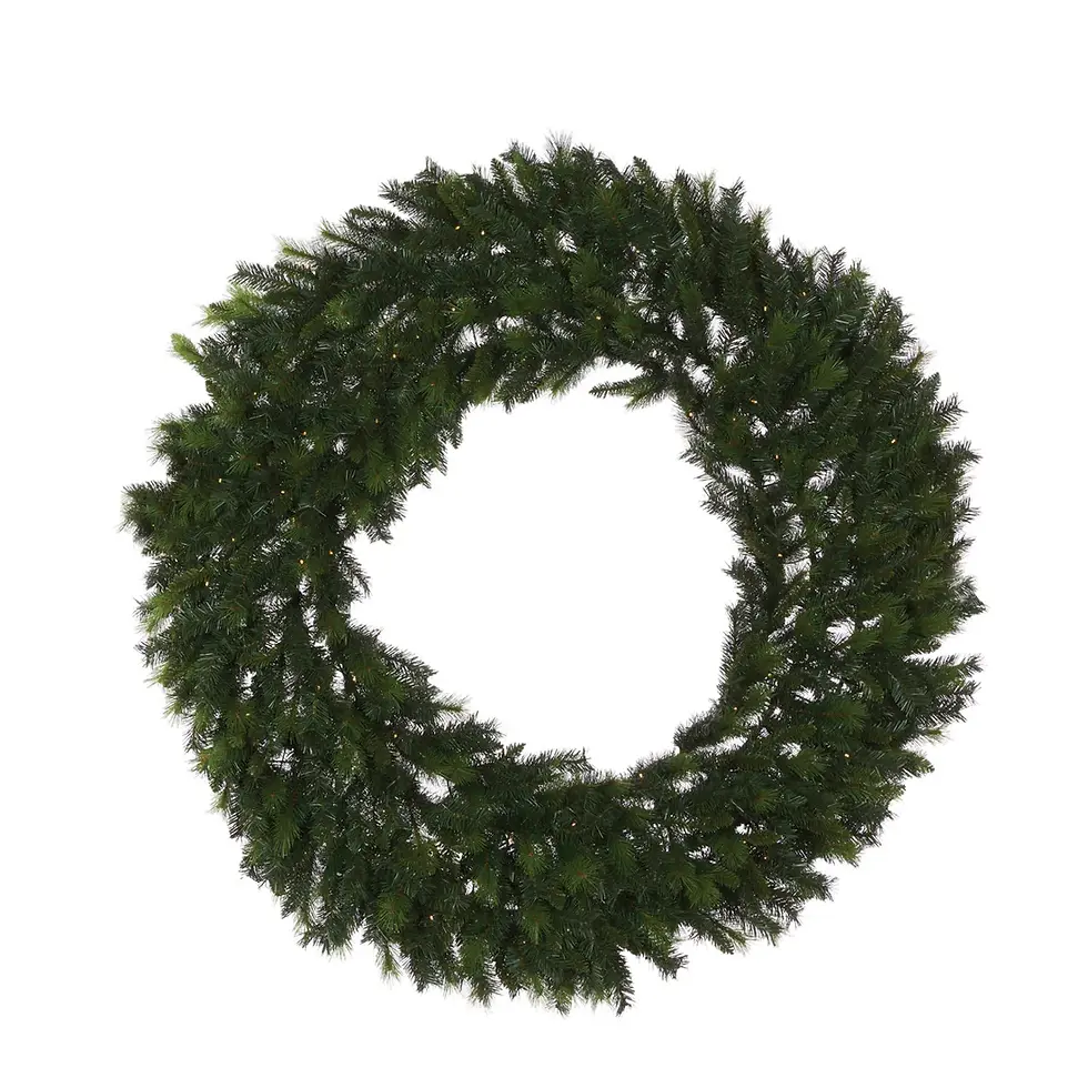 Luxe Fir Wreath, LED Illuminated