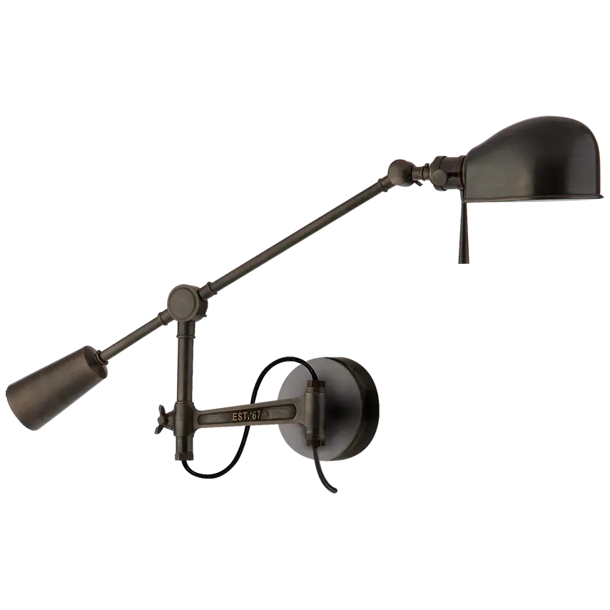 RALPH LAUREN RL '67 Boom Arm Wall Lamp - Bronze