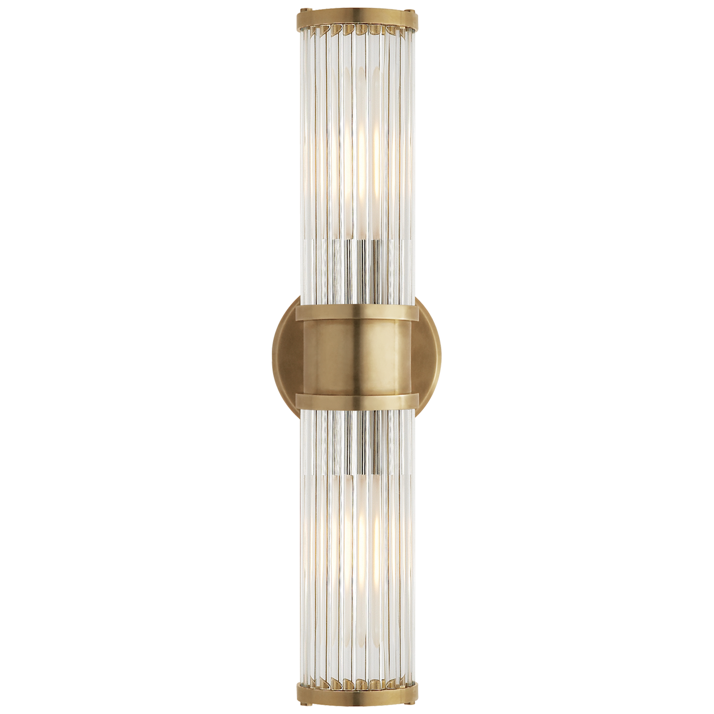 RALPH LAUREN Allen Double Light Sconce, Polished Nickel