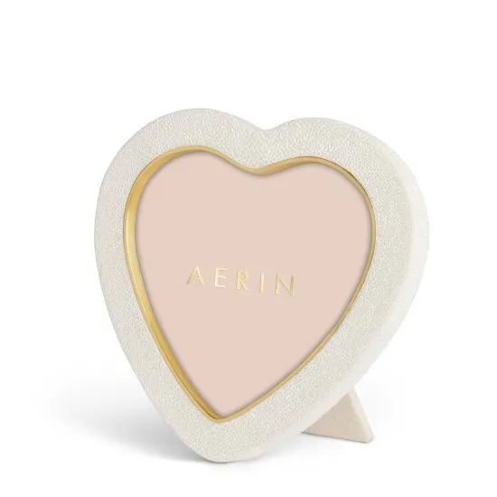 AERIN Modern Shagreen Heart Frame Discovery Noosa