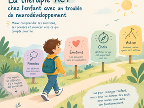 La thérapie ACT pour aider les enfants et ados avec un TND