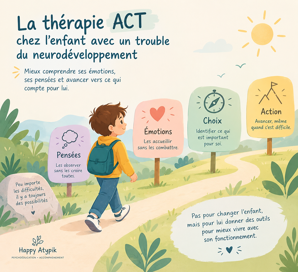 La thérapie ACT pour aider les enfants et ados avec un TND