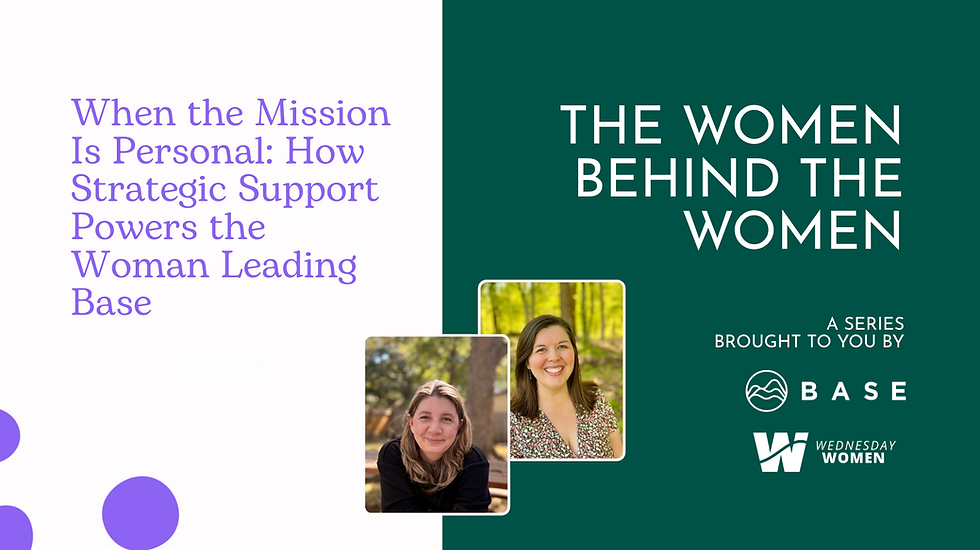 When the Mission Is Personal: How Strategic Support Powers the Woman Leading Base