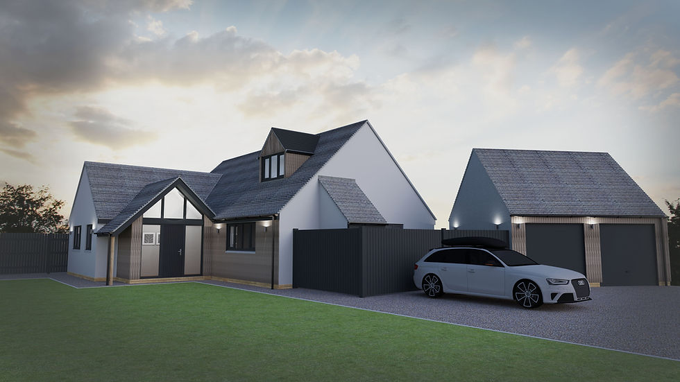 House design 3d visual
