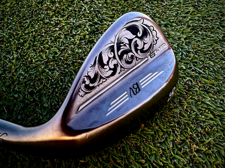 a titleist vokey sm9 wedge golf club fully custom oil can finish