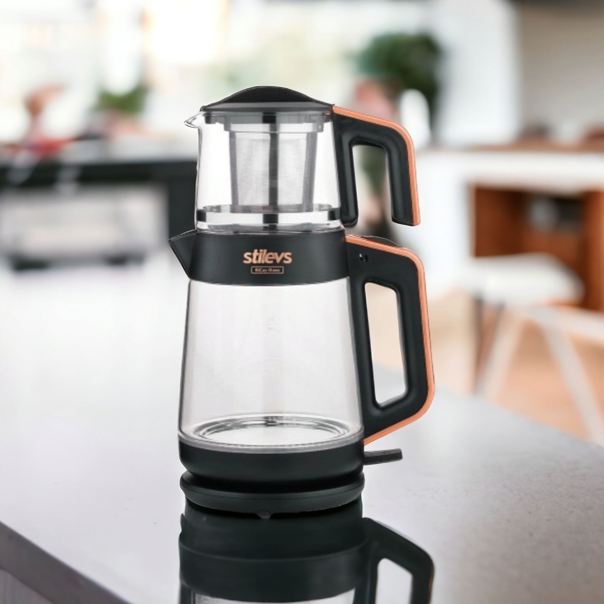 STILEVS BIÇAY GLASS ÇAY MAKINESI