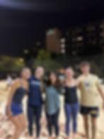 Brooke and four members of the Vanderbilt club volleyball team
