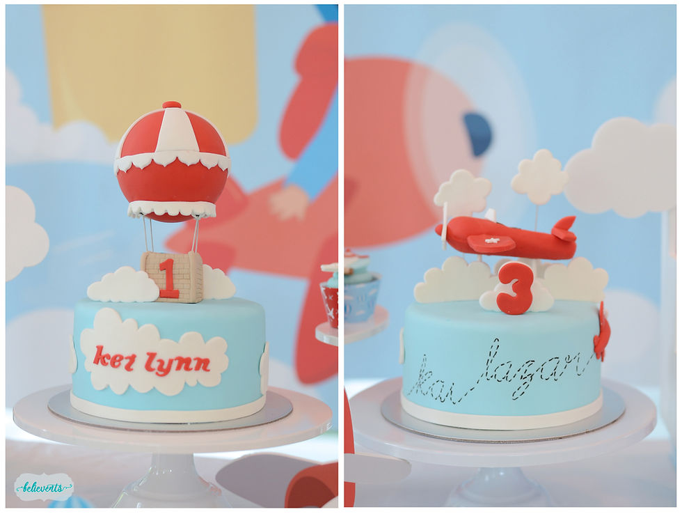 Travel Theme Fondant Cakes