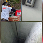 This project features a FireGuard chimney flue resurfacing, a method used to restore the interior of a damaged or deteriorating chimney liner. FireGuard is a ceramic-based mortar mixture that can withstand temperatures up to 3,500°F, making it ideal for relining and strengthening existing chimney flues. During the process, the flue is cleaned and then resurfaced to help seal gaps, cracks, and deteriorated areas inside the chimney. This restoration helps improve the condition of the flue while extending the life of the chimney system. Completed by The Dukes Chimney Sweeps & Services, serving homeowners throughout Harford County, Maryland.