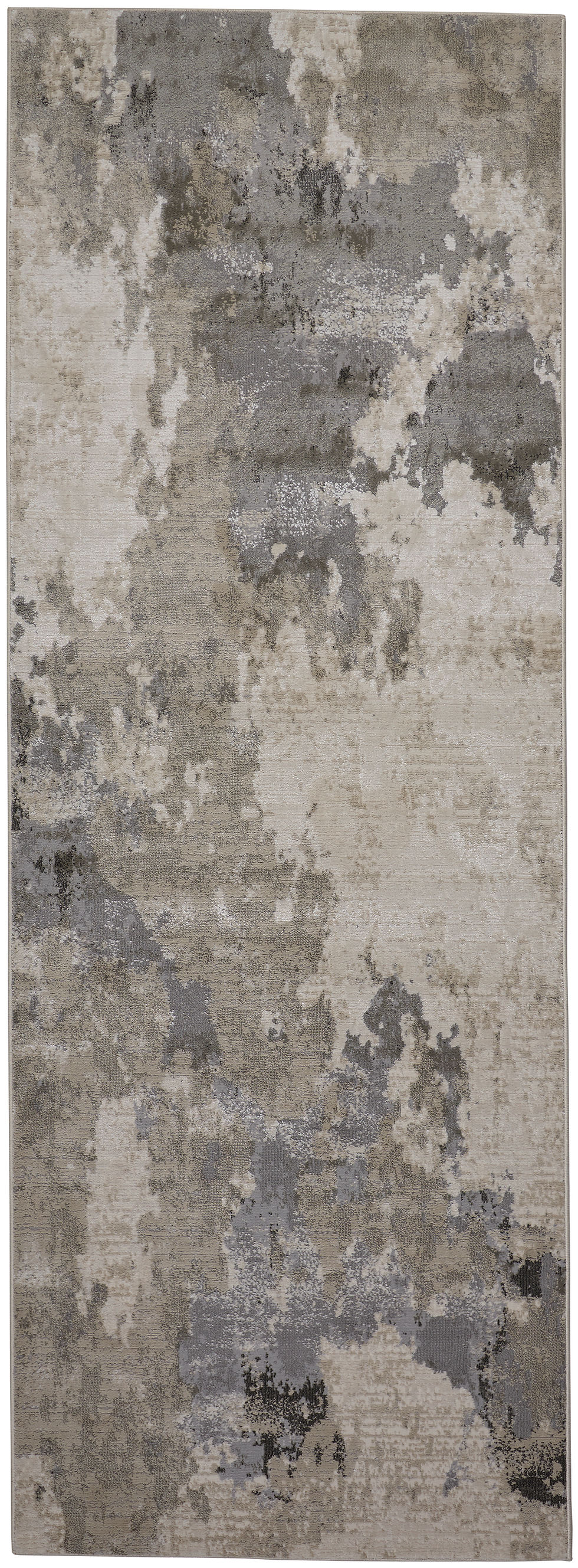 Thumbnail: Prasad Modern Watercolor, Ivory/Gray