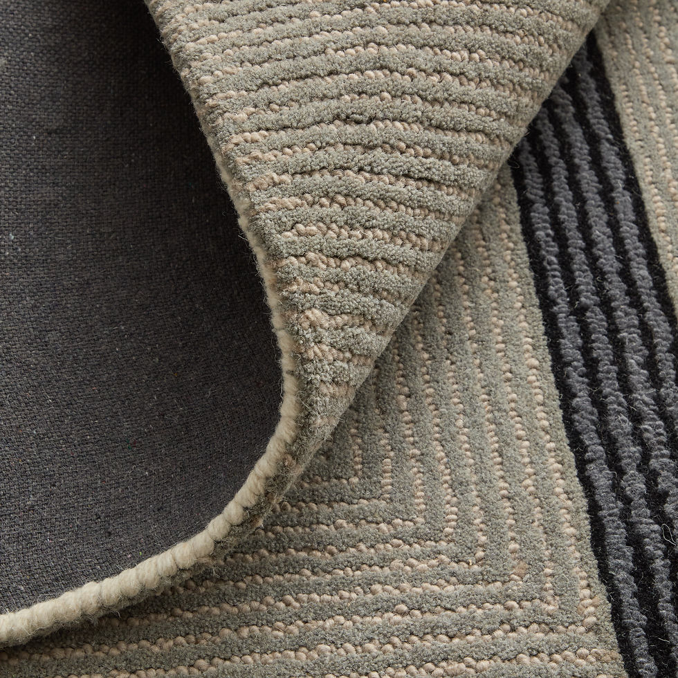 Thumbnail: Maguire Transitional Abstract, Taupe/Black