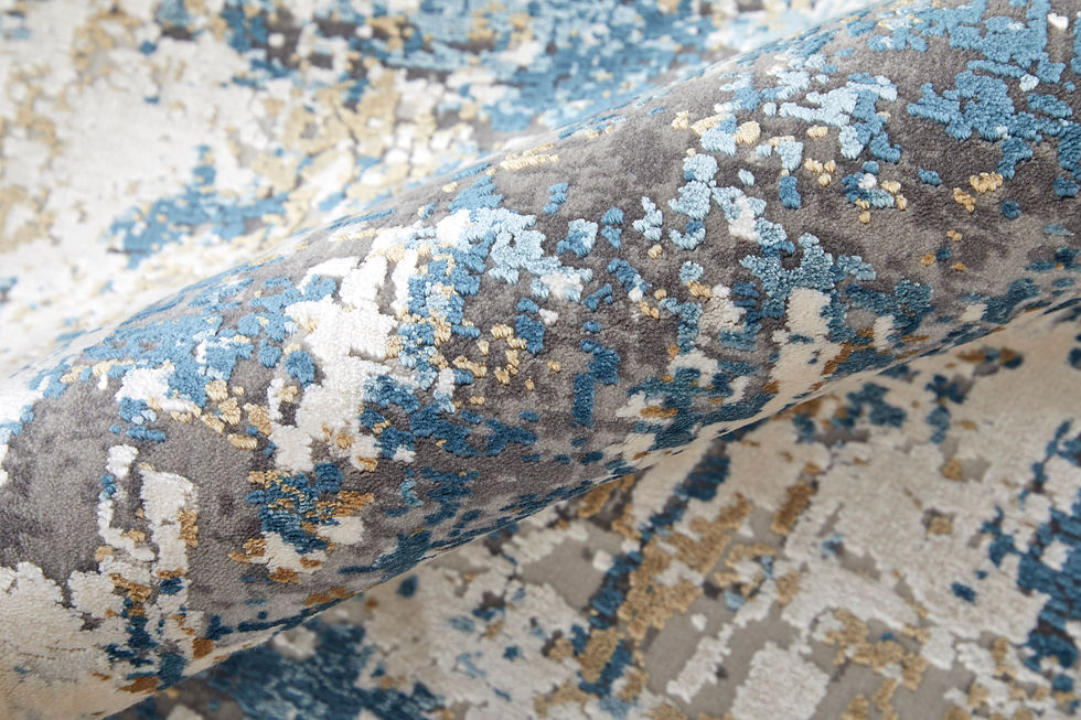 Thumbnail: Cadiz Modern Abstract, Ivory/Tan/Blue