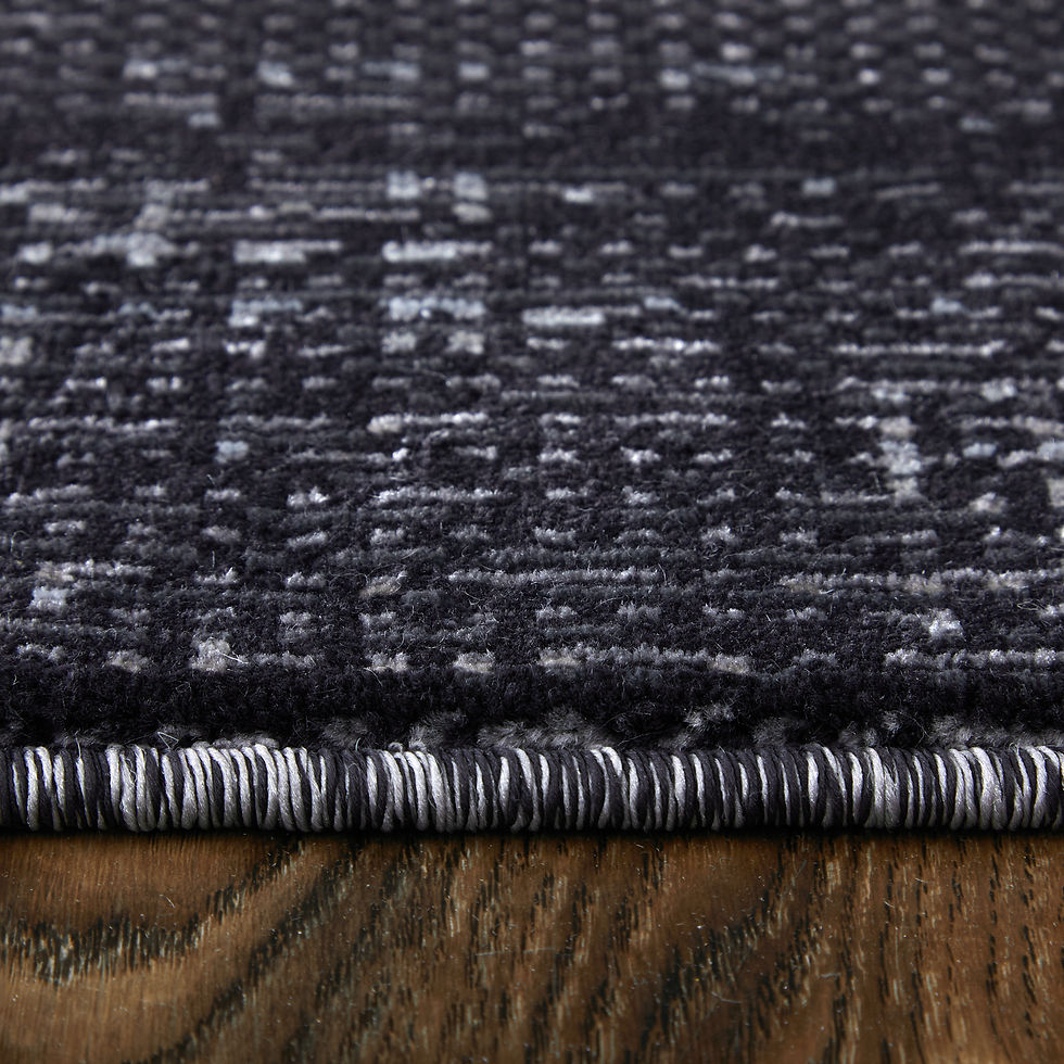 Thumbnail: Deja Modern Solid, Black/Silver/Gray