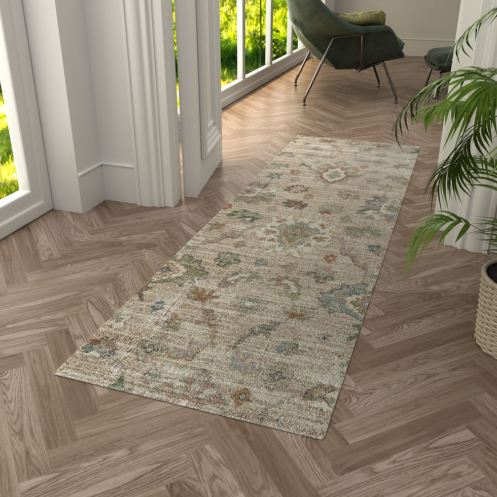 Thumbnail: Dartmouth Transitional Abstract, Tan/Brown/Blue