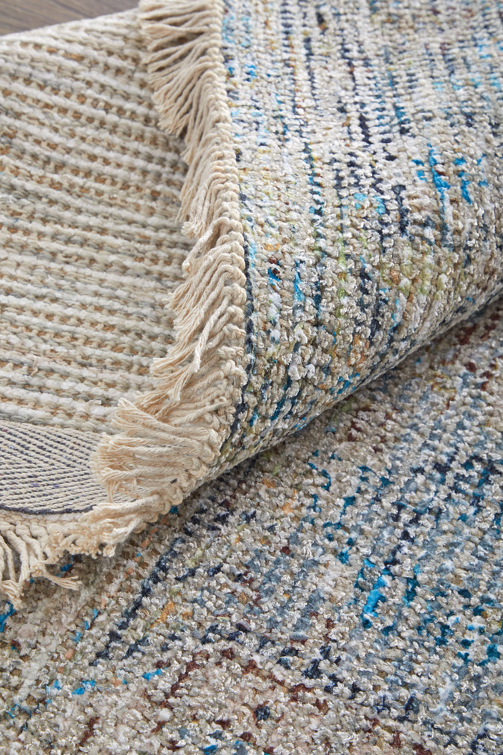 Thumbnail: Caldwell Transitional Distressed, Blue/Gray/Tan