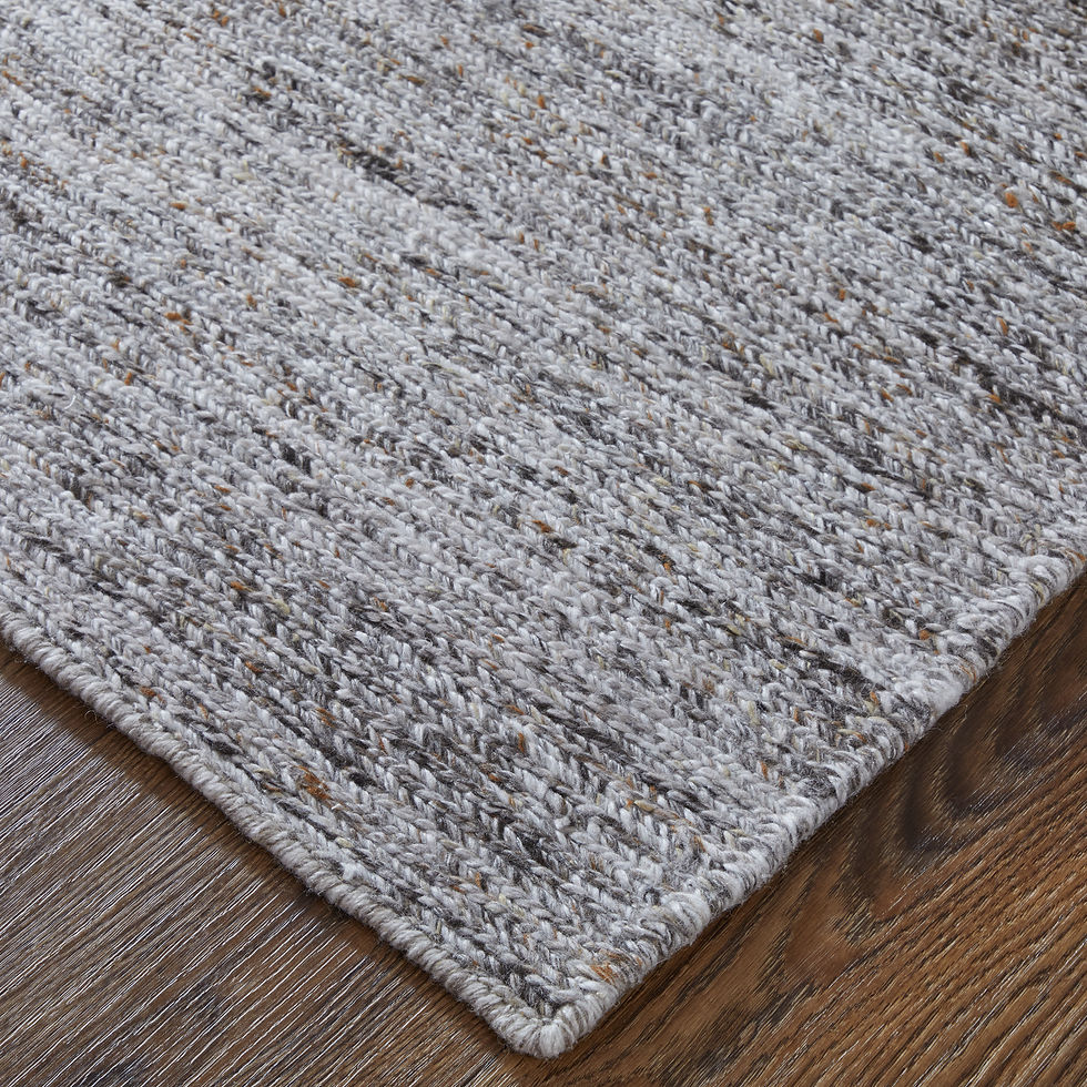 Thumbnail: Finley Modern Solid, Gray/Brown