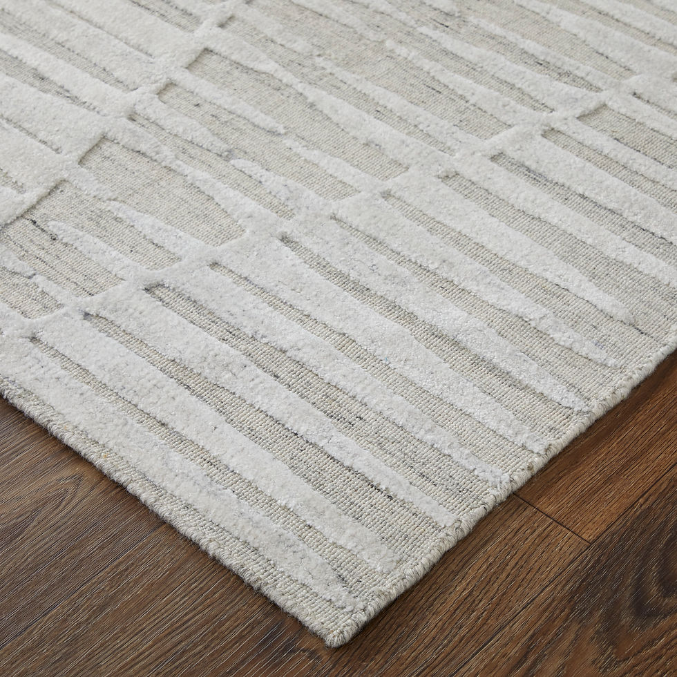 Thumbnail: Elias Modern Geometric, Ivory/Tan