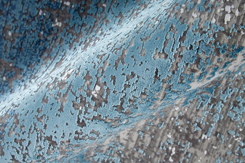 Thumbnail: Cadiz Modern Abstract, Blue/Gray/Silver