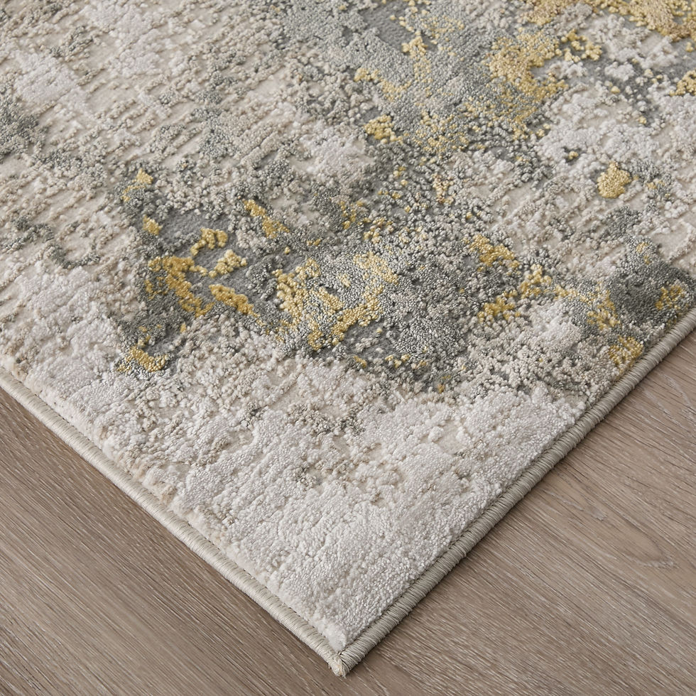 Thumbnail: Waldor Modern Abstract, Ivory/Gold/Gray