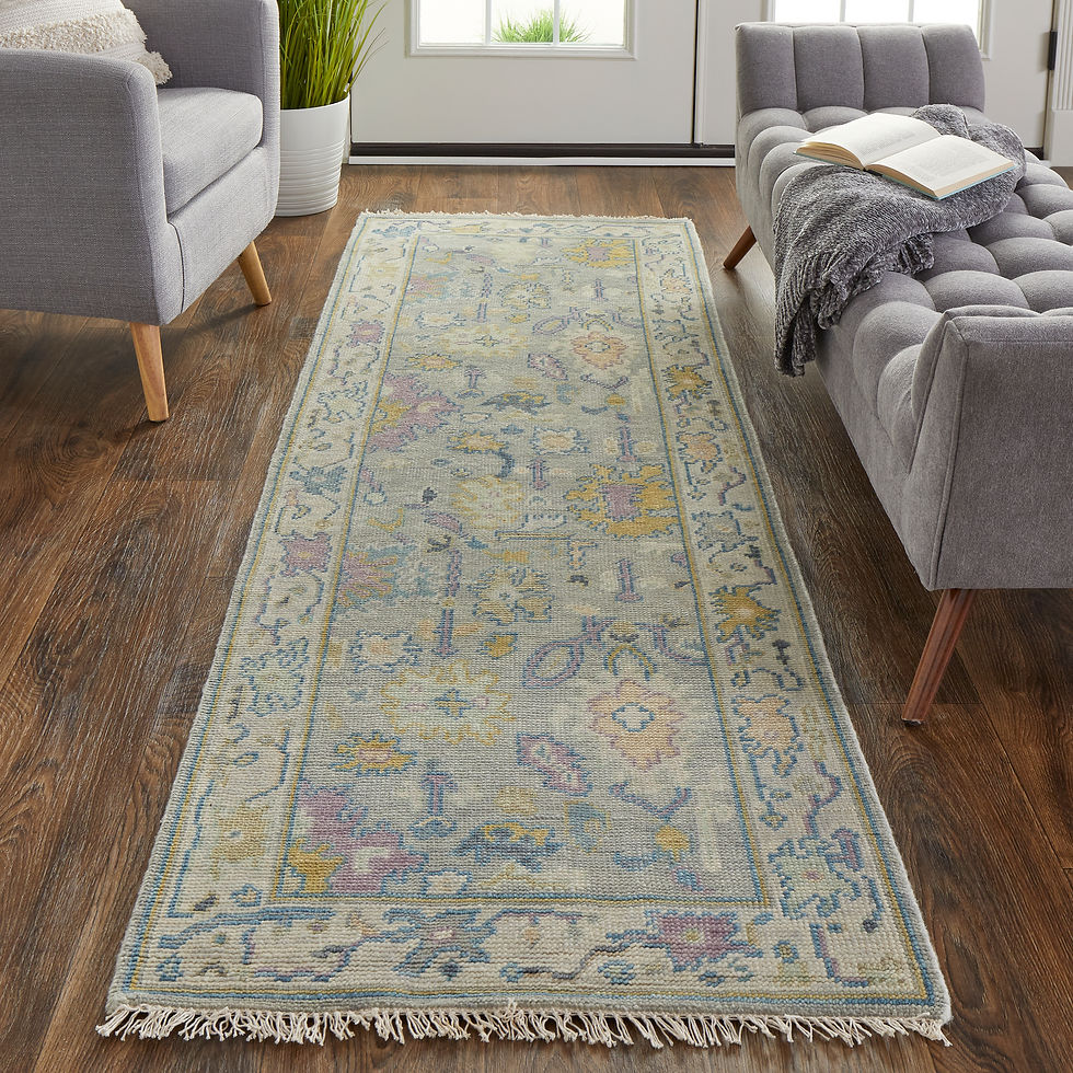 Thumbnail: Karina Traditional Persian, Gray/Purple/Gold
