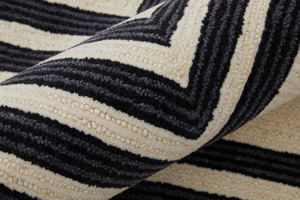 Thumbnail: Maguire Transitional Abstract, Gray/Ivory/Black