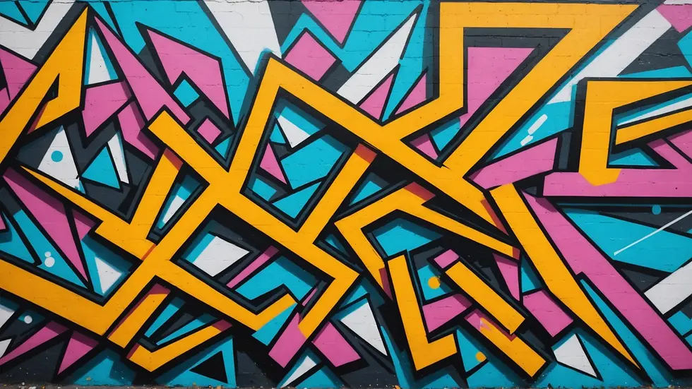 Abstract and Geometric Styles Graffiti