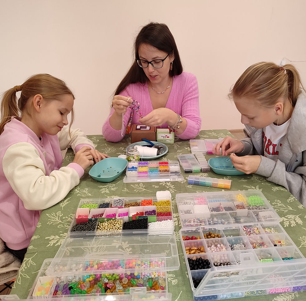 Украшения из бисера и бусин (дети)