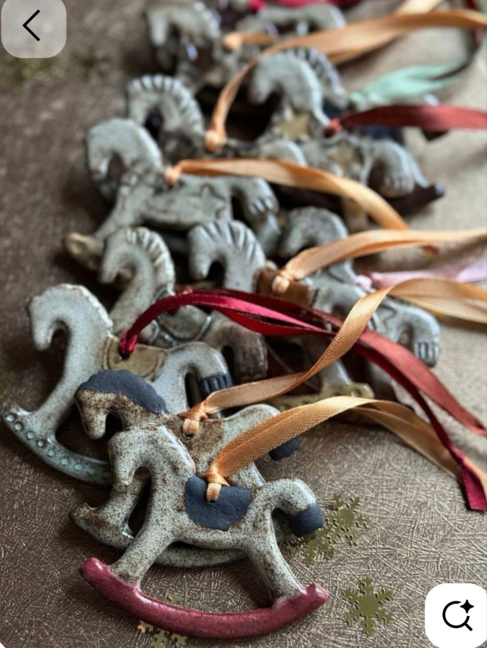 Лошадки-игрушки на ёлку