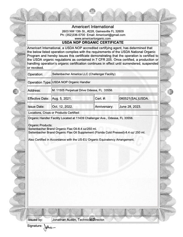 Thumbnail: organic certificate 