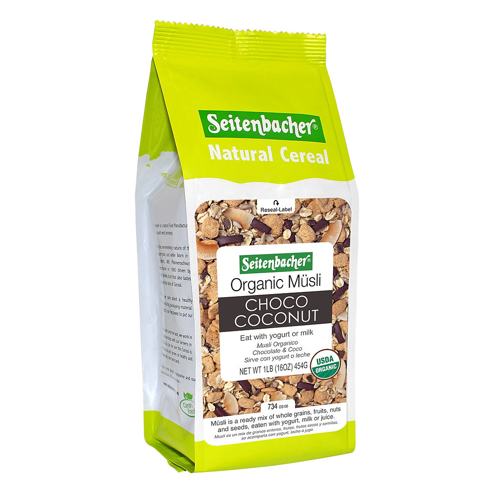 picture one bag organic muesli choco coconut