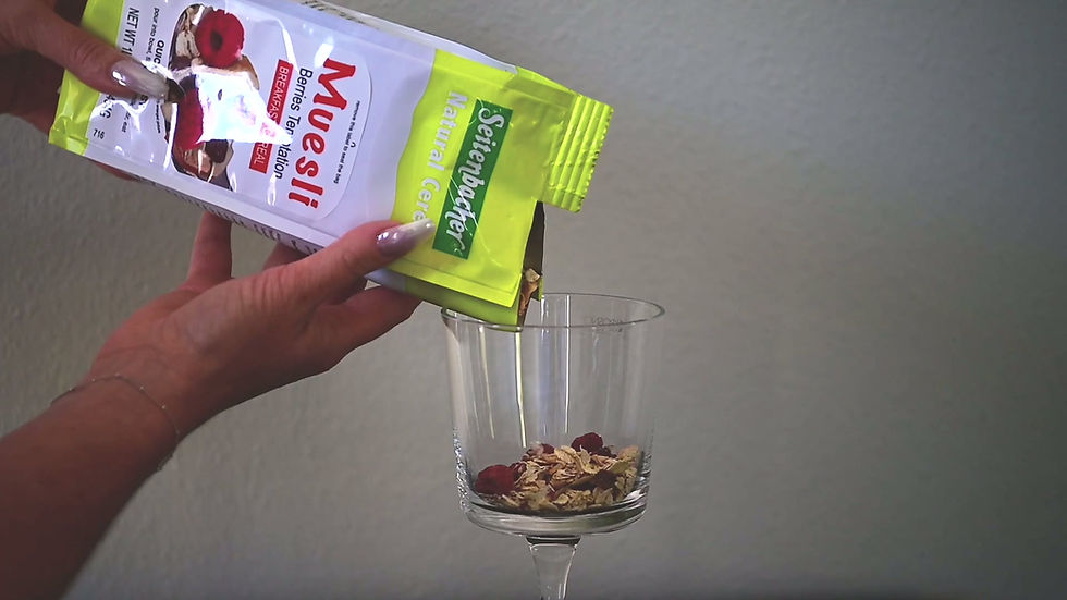 Thumbnail: 716 - Muesli Berries Temptation, 16OZ, oats & barley, no added sugar