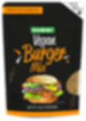 picture burger mix vegan powder bag